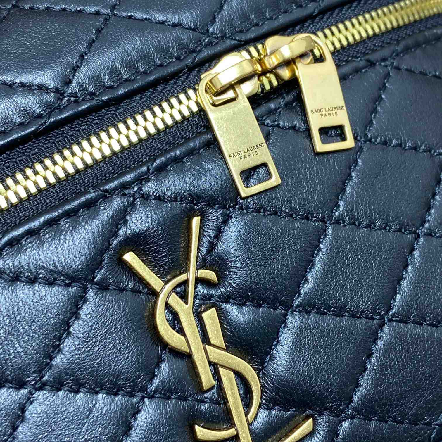 Saint Laurent Gaby Vanity Bag In Lambskin - PerfectKickZ
