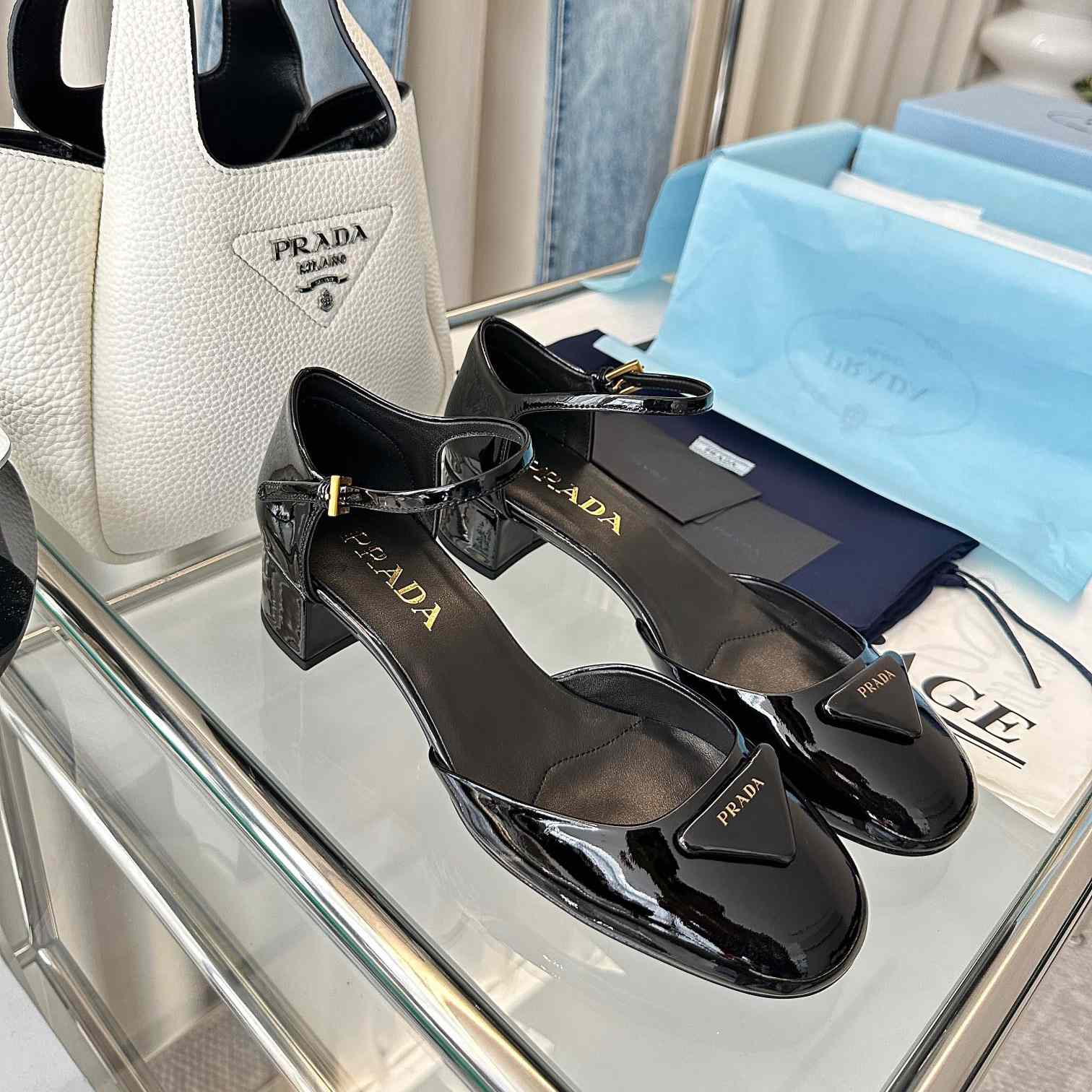 Prada Patent Leather Pumps - PerfectKickZ