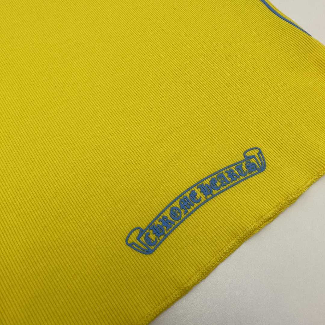 Chrome Hearts Yellow Vertical Logo Tank Top - PerfectKickZ