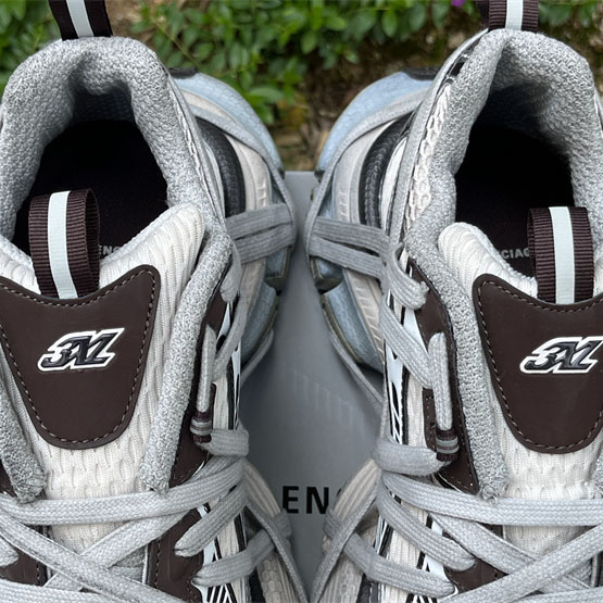 Balenciaga 3XL Extreme Lace Sneaker In Brown/ Grey And Beige - PerfectKickZ