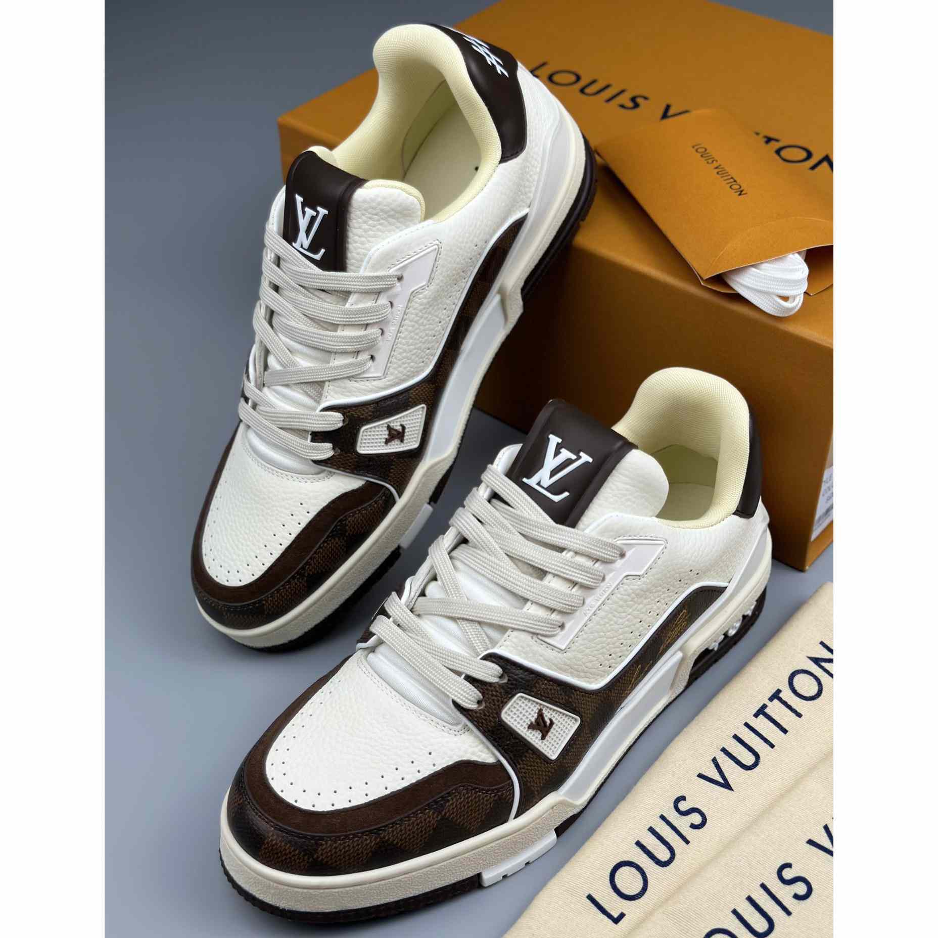Louis Vuitton LV Trainer Sneaker   - PerfectKickZ