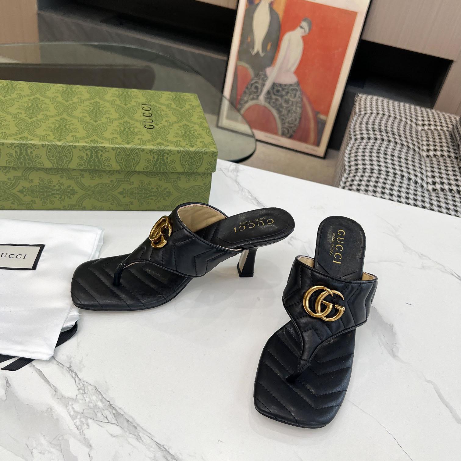 Gucci Women's Double G thong sandal - PerfectKickZ