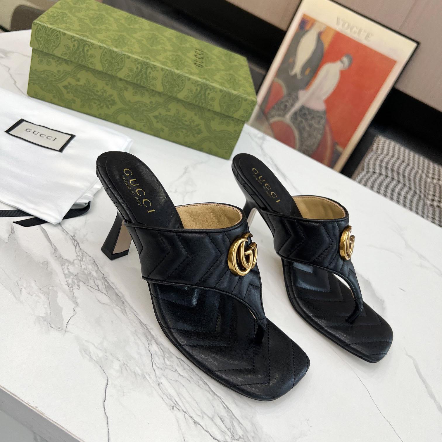 Gucci Women's Double G thong sandal - PerfectKickZ