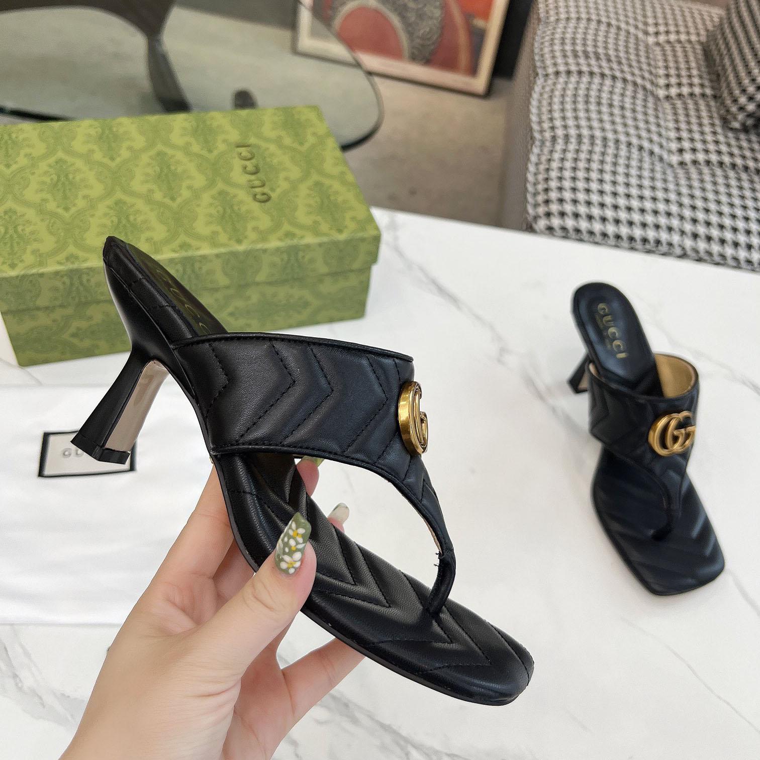 Gucci Women's Double G thong sandal - PerfectKickZ