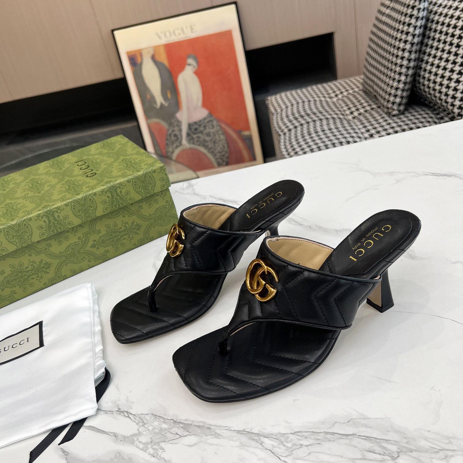 Gucci Women's Double G thong sandal - PerfectKickZ