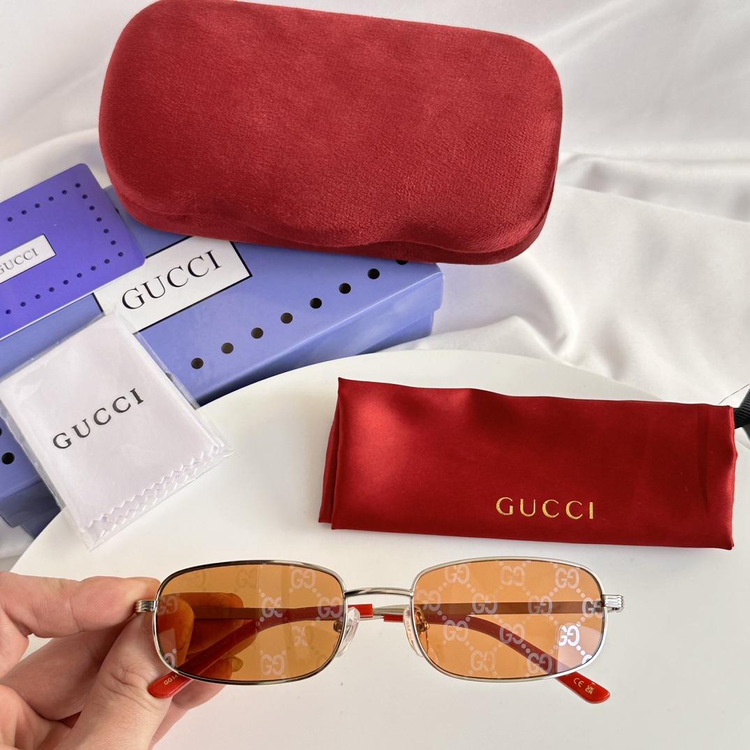 Gucci Rectangular Frame Sunglasses  GG1457S  - PerfectKickZ