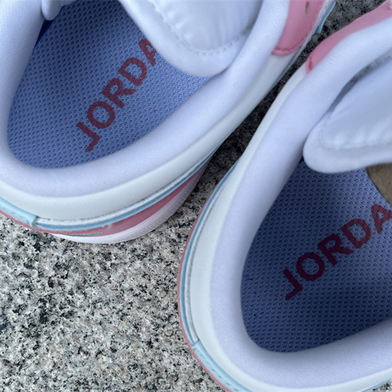 Jordan Air Jordan 1 LOW “White/Pink Foam/Glacier Blue  Sneaker    HM3706-141 - PerfectKickZ