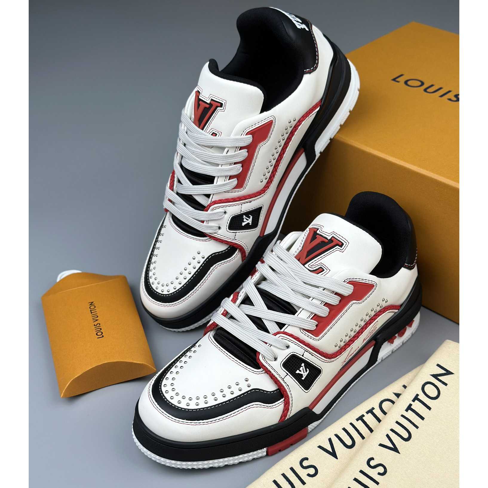 Louis Vuitton LV Trainer Sneaker   - PerfectKickZ