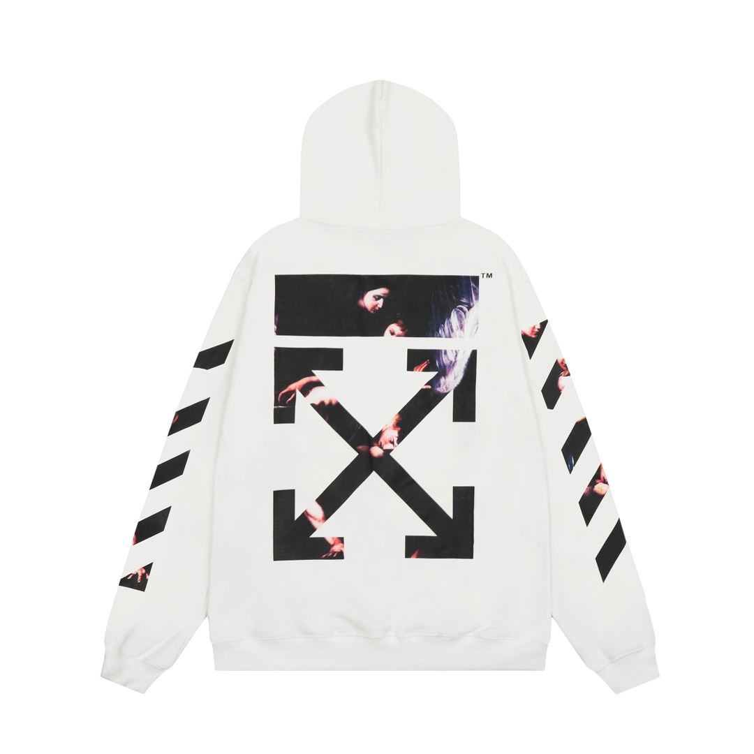 Off-White Caravaggio Arrows Hoodie - PerfectKickZ