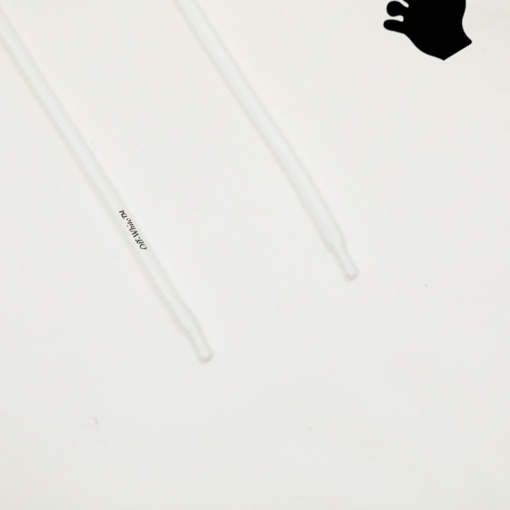 Off-White Spray Painting Over Hoodie - PerfectKickZ