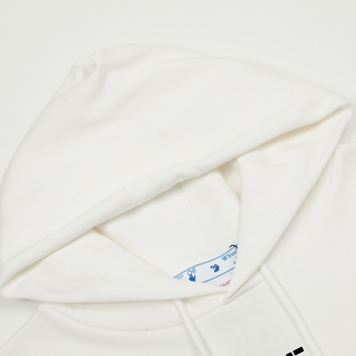 Off-White Spray Painting Over Hoodie - PerfectKickZ