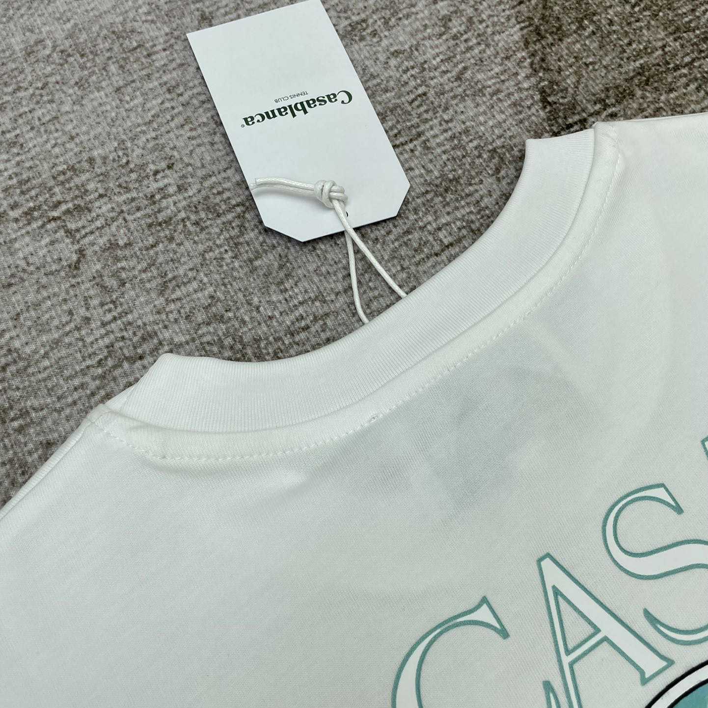 Casablanca Tennis Pastelle Printed T-Shirt   C870 - PerfectKickZ