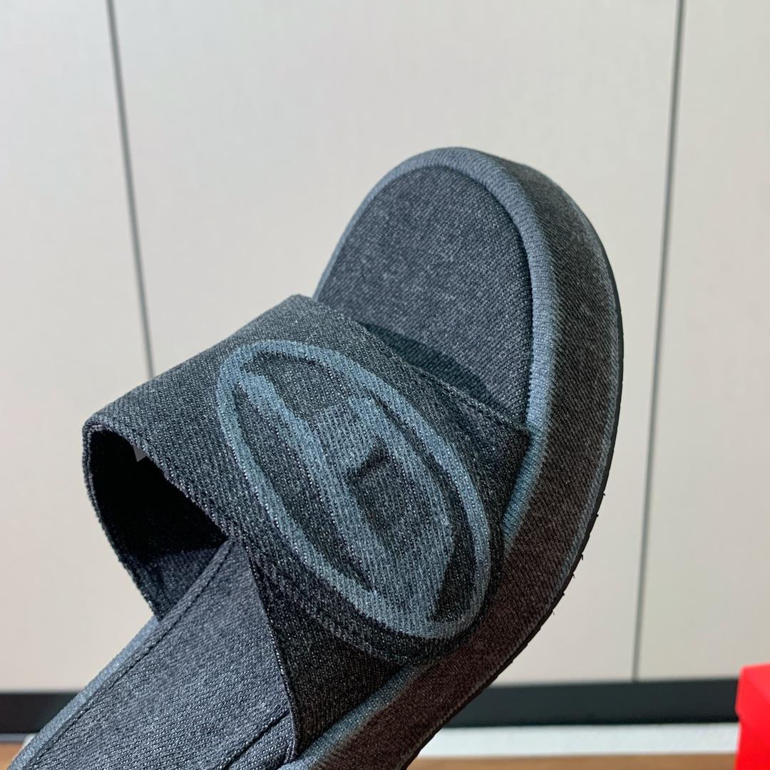 Diesel Sa-Oval D Pf W Denim Sandals - PerfectKickZ