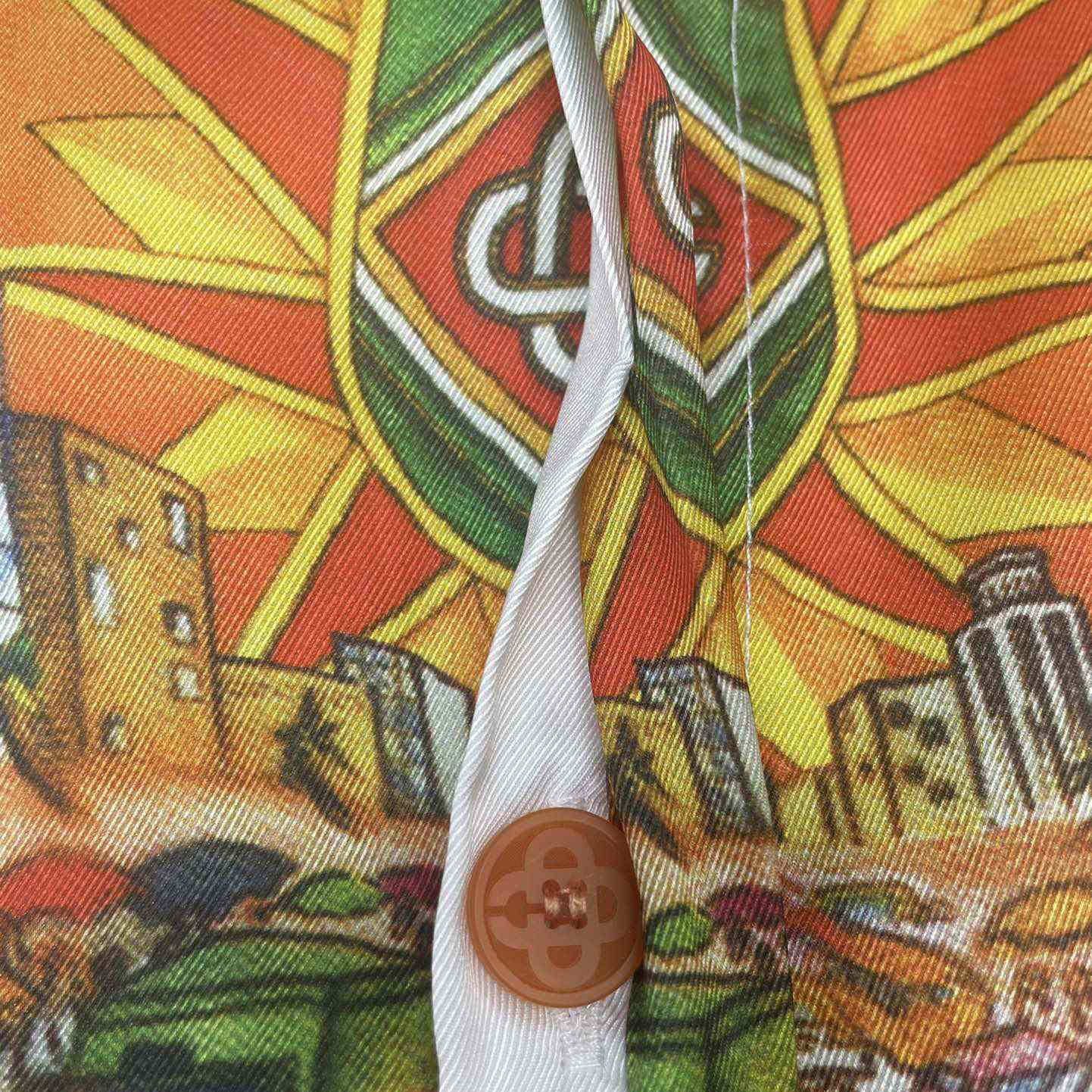 Casablanca Traffic Silk Shirt   CA3473 - PerfectKickZ