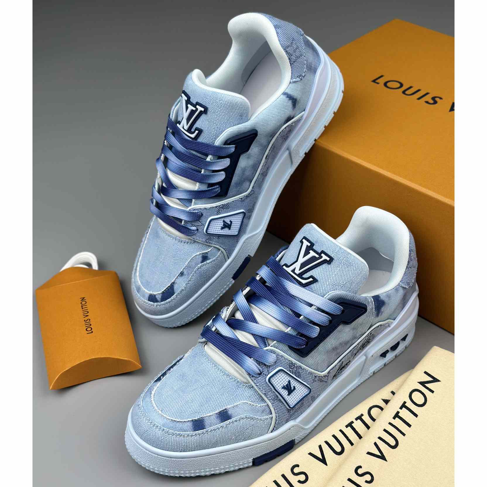 Louis Vuitton LV Trainer Sneaker   - PerfectKickZ