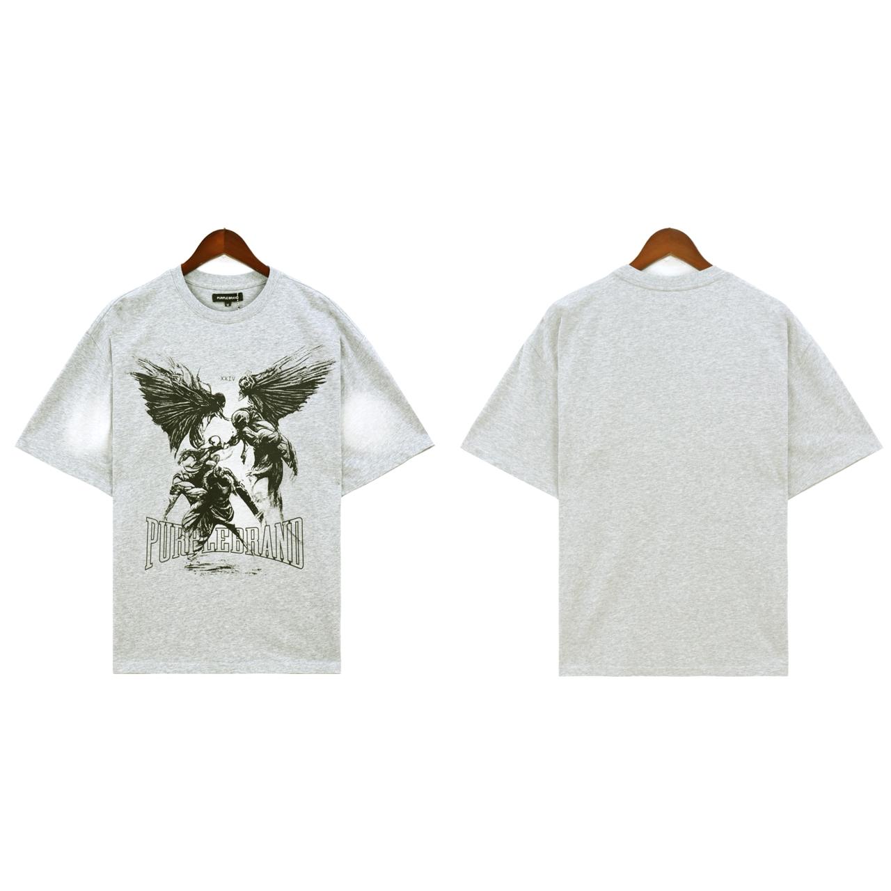 Purple-Brand Fight T-Shirt - PerfectKickZ
