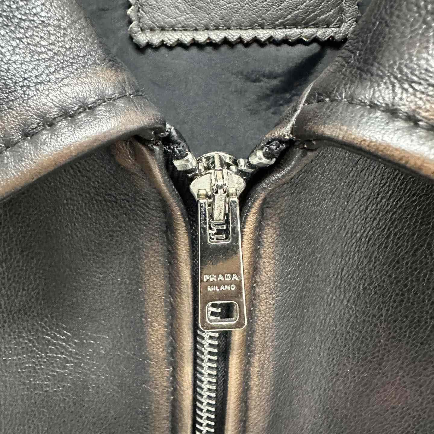 Prada Leather Jacket - PerfectKickZ