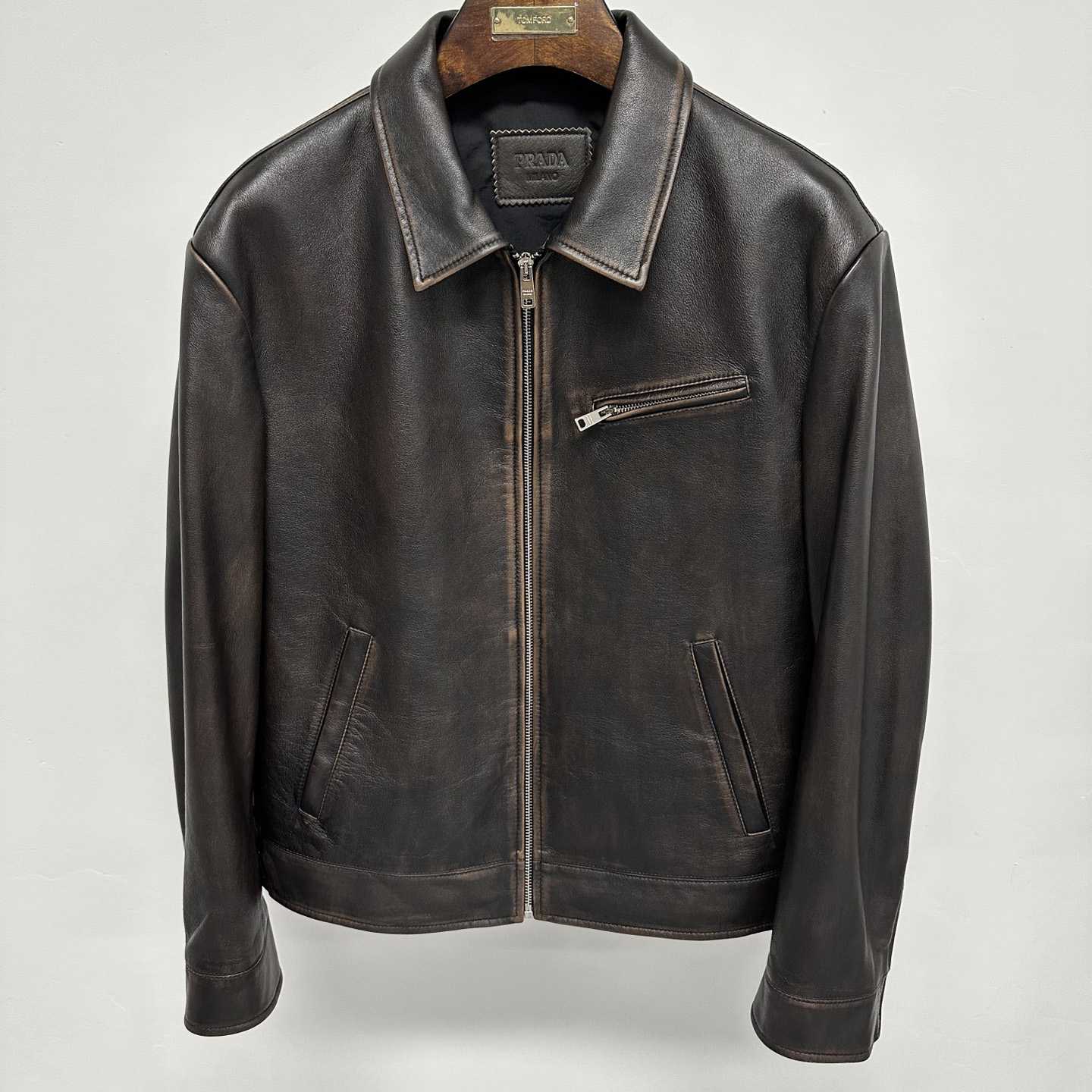 Prada Leather Jacket - PerfectKickZ