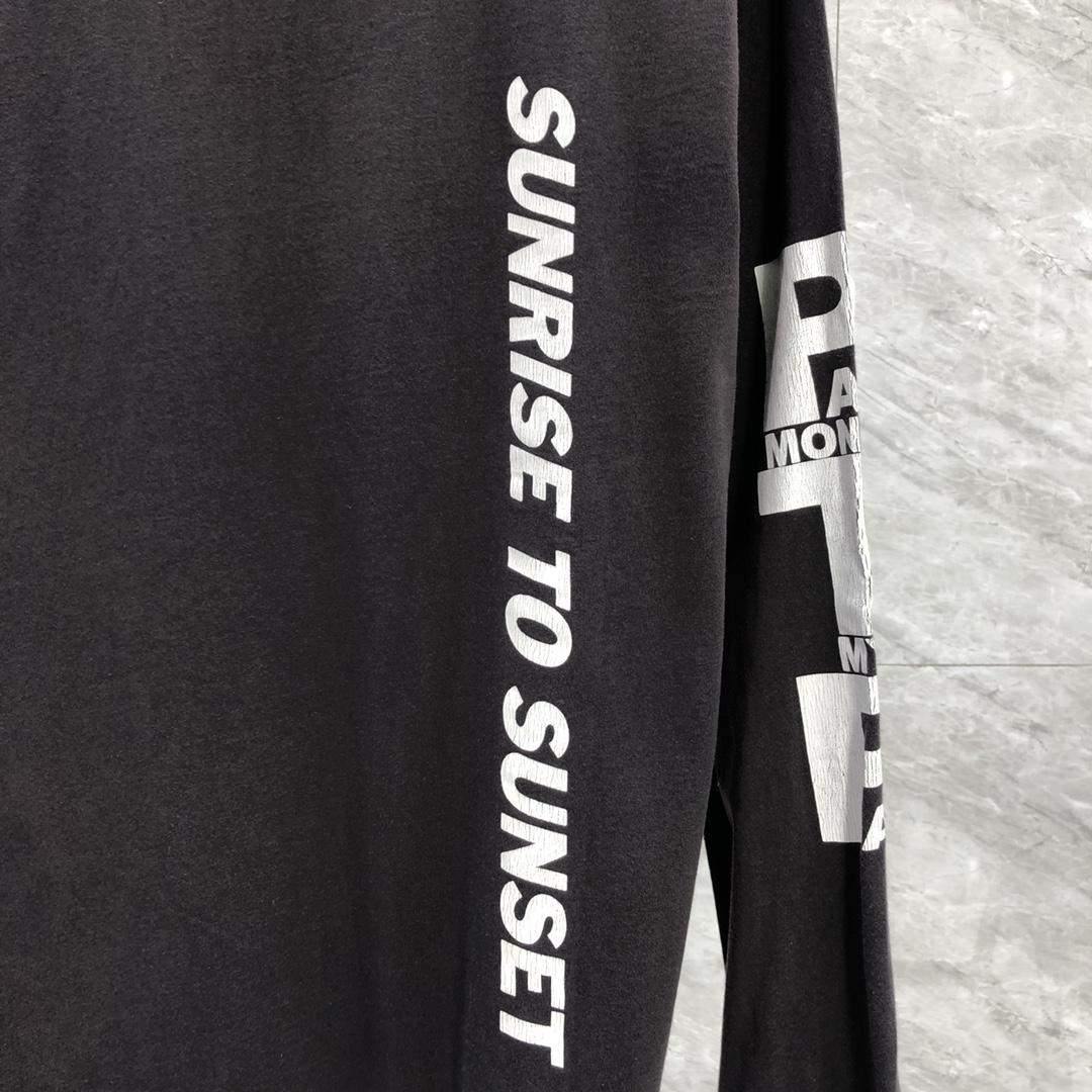 Saint Michael x Pay Money To My Pain Long Sleeve Tee Black - PerfectKickZ