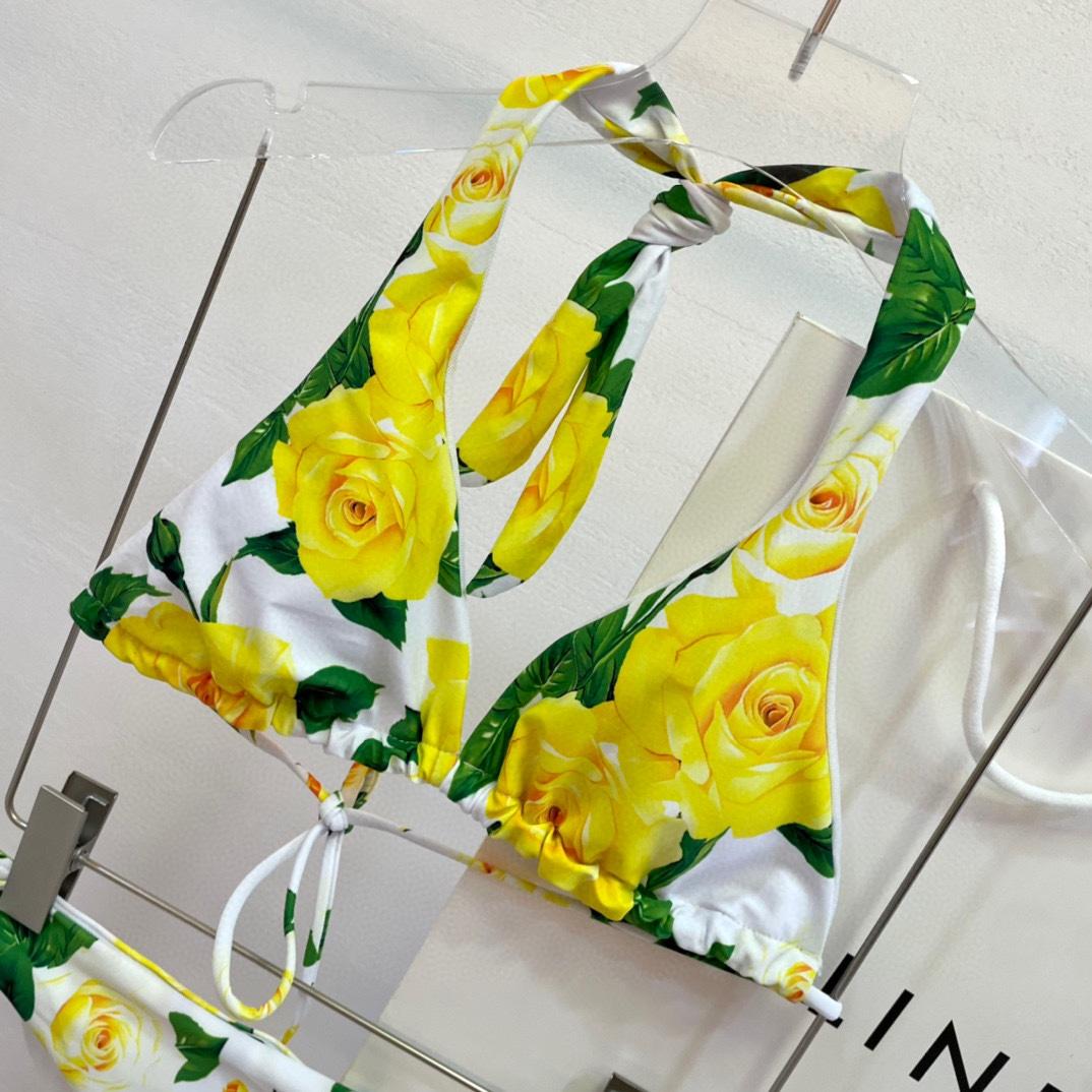 Dolce & Gabbana Women's Yellow One-Piece - PerfectKickZ