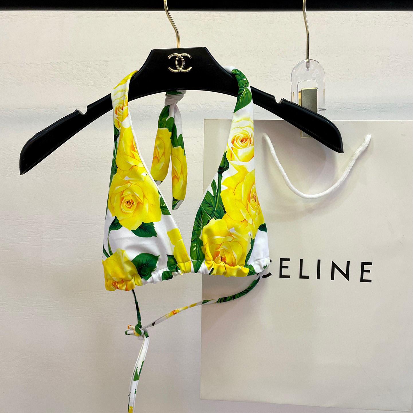 Dolce & Gabbana Women's Yellow One-Piece - PerfectKickZ