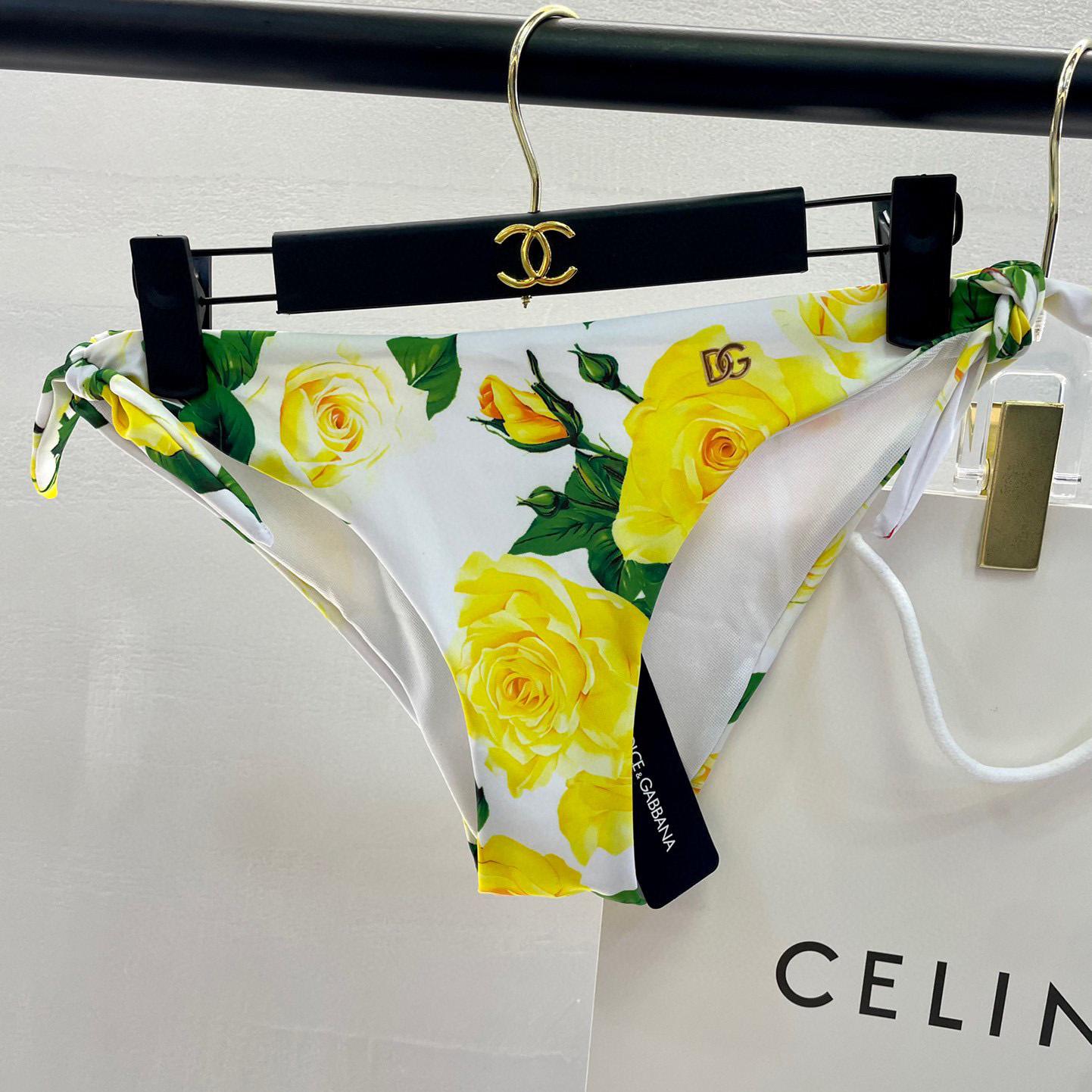 Dolce & Gabbana Women's Yellow One-Piece - PerfectKickZ