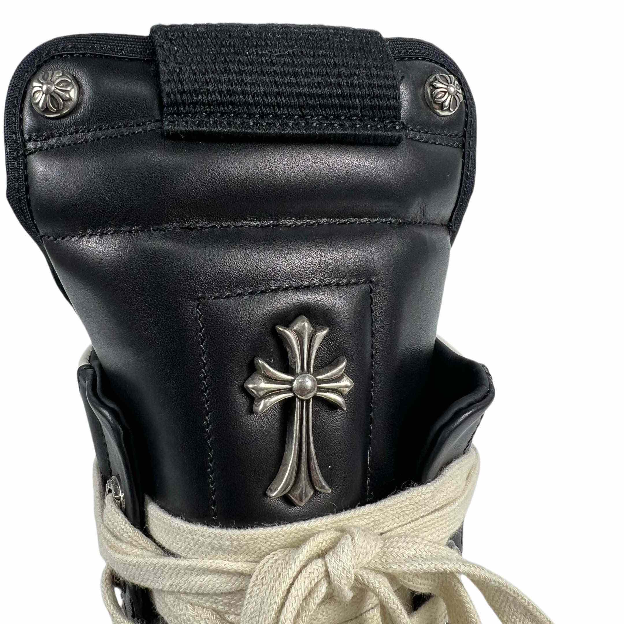 Chrome Hearts x Rick Owens Geobasket High 'Black' - PerfectKickZ
