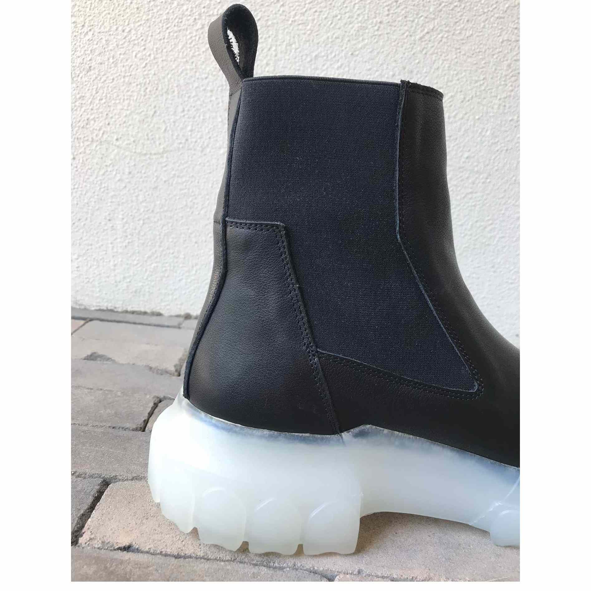 Rick Owens Leather Boots  - PerfectKickZ
