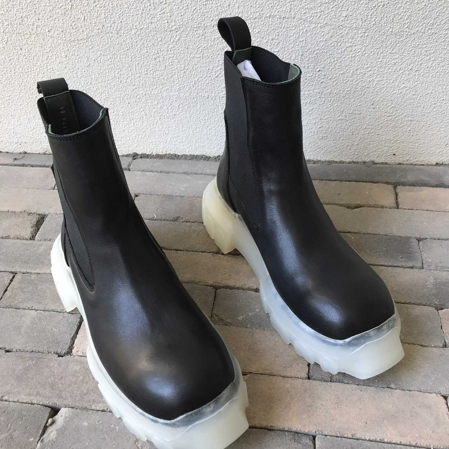 Rick Owens Leather Boots  - PerfectKickZ
