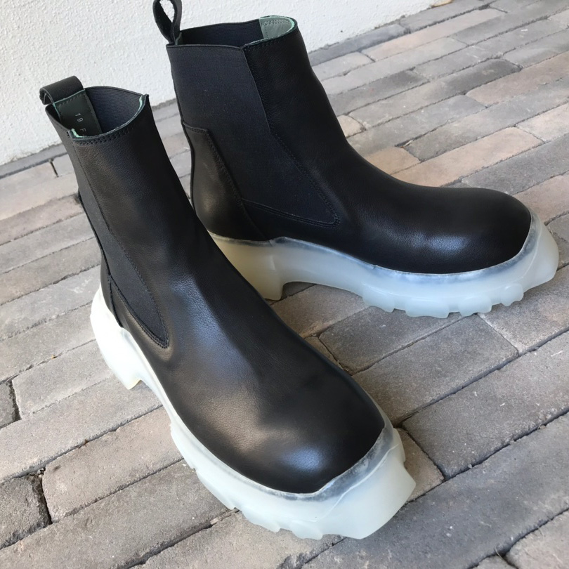 Rick Owens Leather Boots  - PerfectKickZ