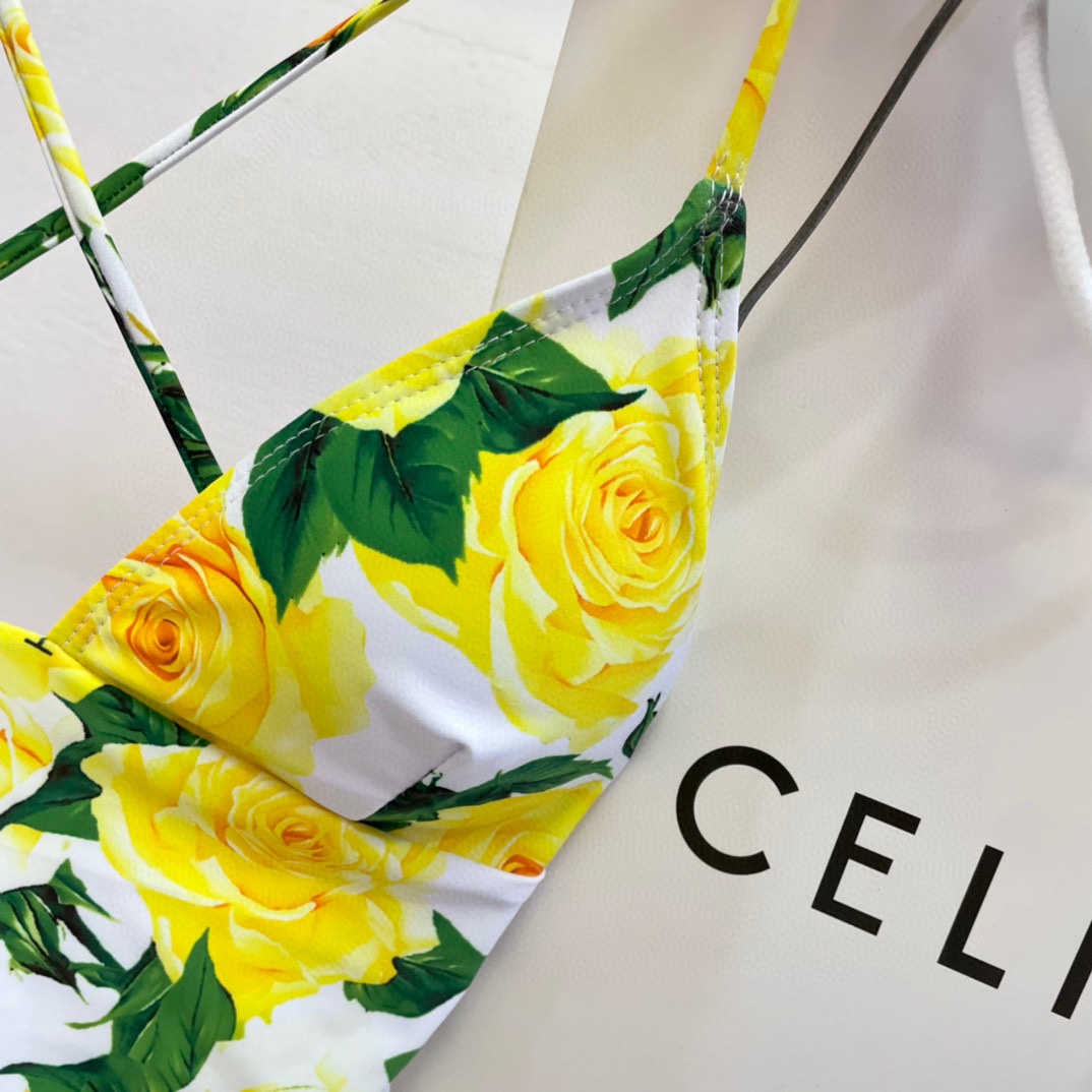Dolce & Gabbana Women's Yellow One-Piece - PerfectKickZ