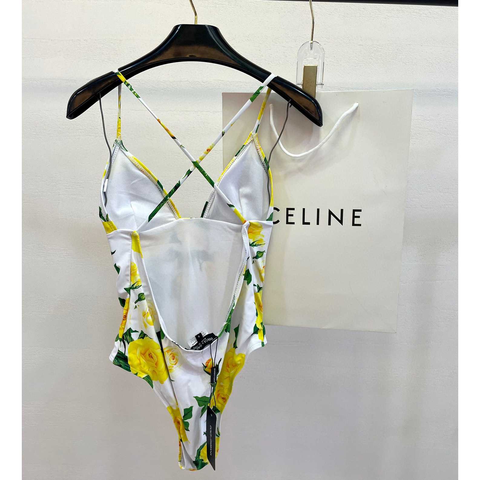 Dolce & Gabbana Women's Yellow One-Piece - PerfectKickZ