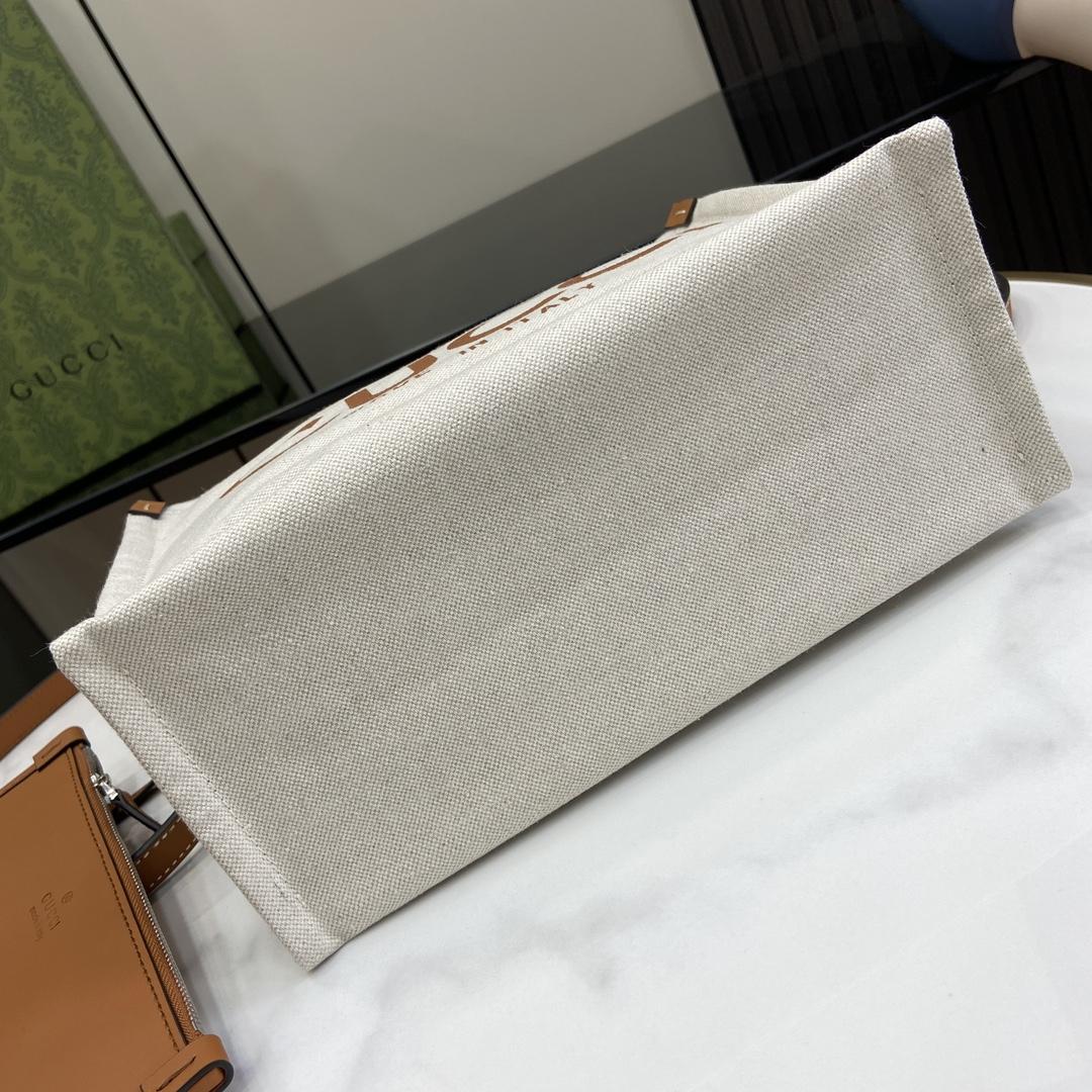 Gucci Mini Tote Bag With Gucci Print - PerfectKickZ