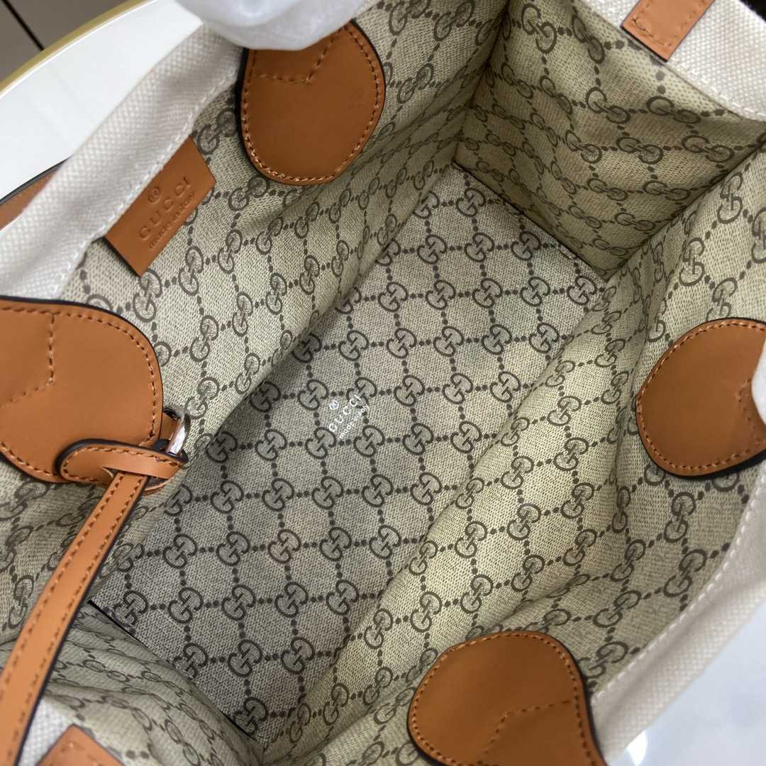Gucci Mini Tote Bag With Gucci Print - PerfectKickZ