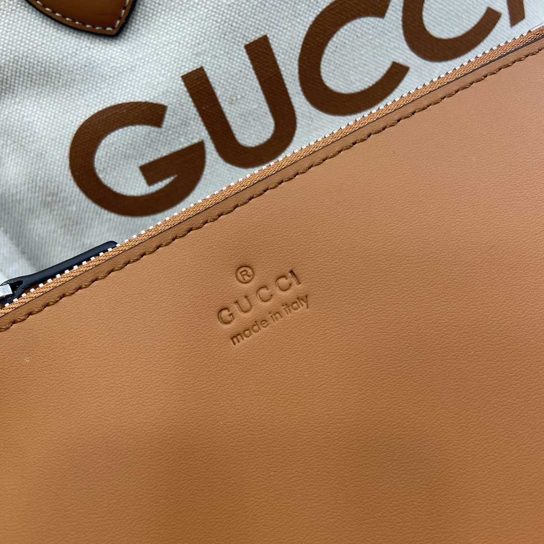 Gucci Mini Tote Bag With Gucci Print - PerfectKickZ