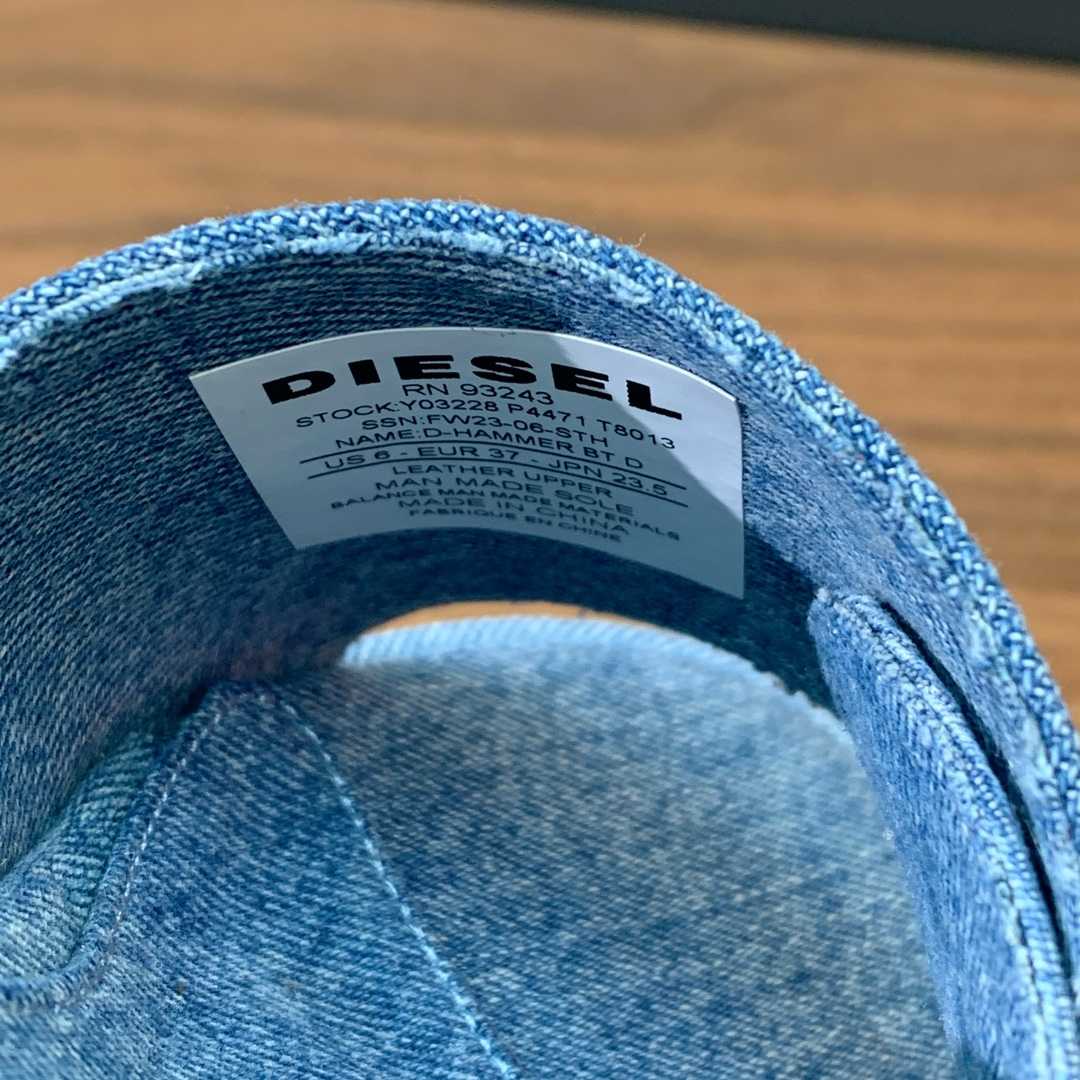 Diesel Sa-Oval D Pf W Denim Sandals - PerfectKickZ