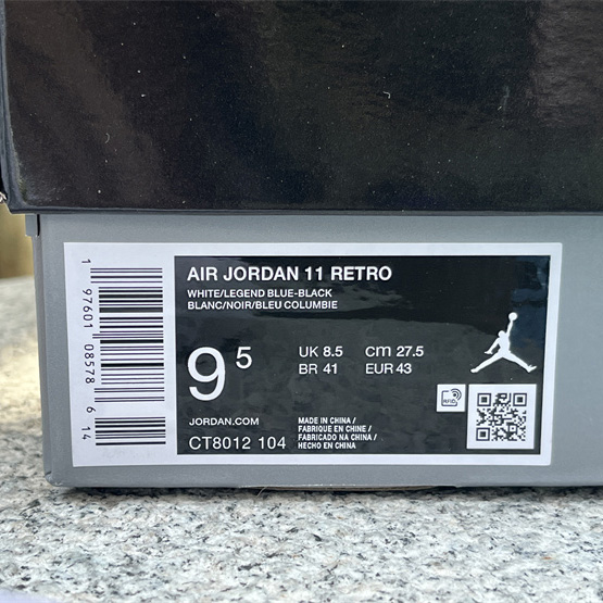 Air Jordan 11 “Columbia Sneaker   CT8012-104 - PerfectKickZ