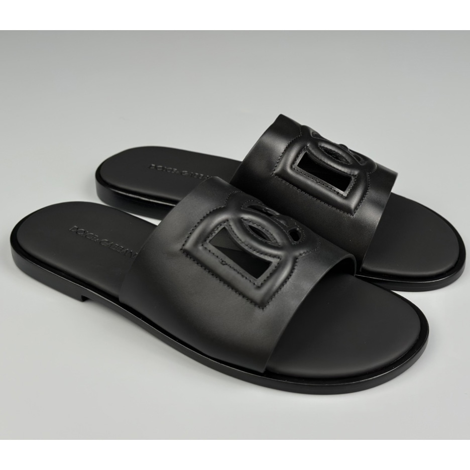 Dolce & Gabbana Calfskin sliders - PerfectKickZ