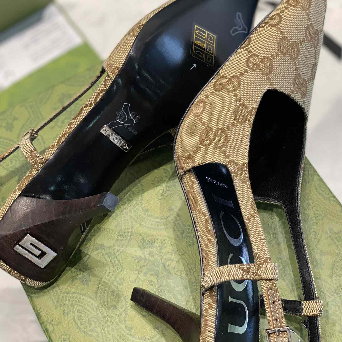 Gucci Women's GG Slingback Pump  - PerfectKickZ