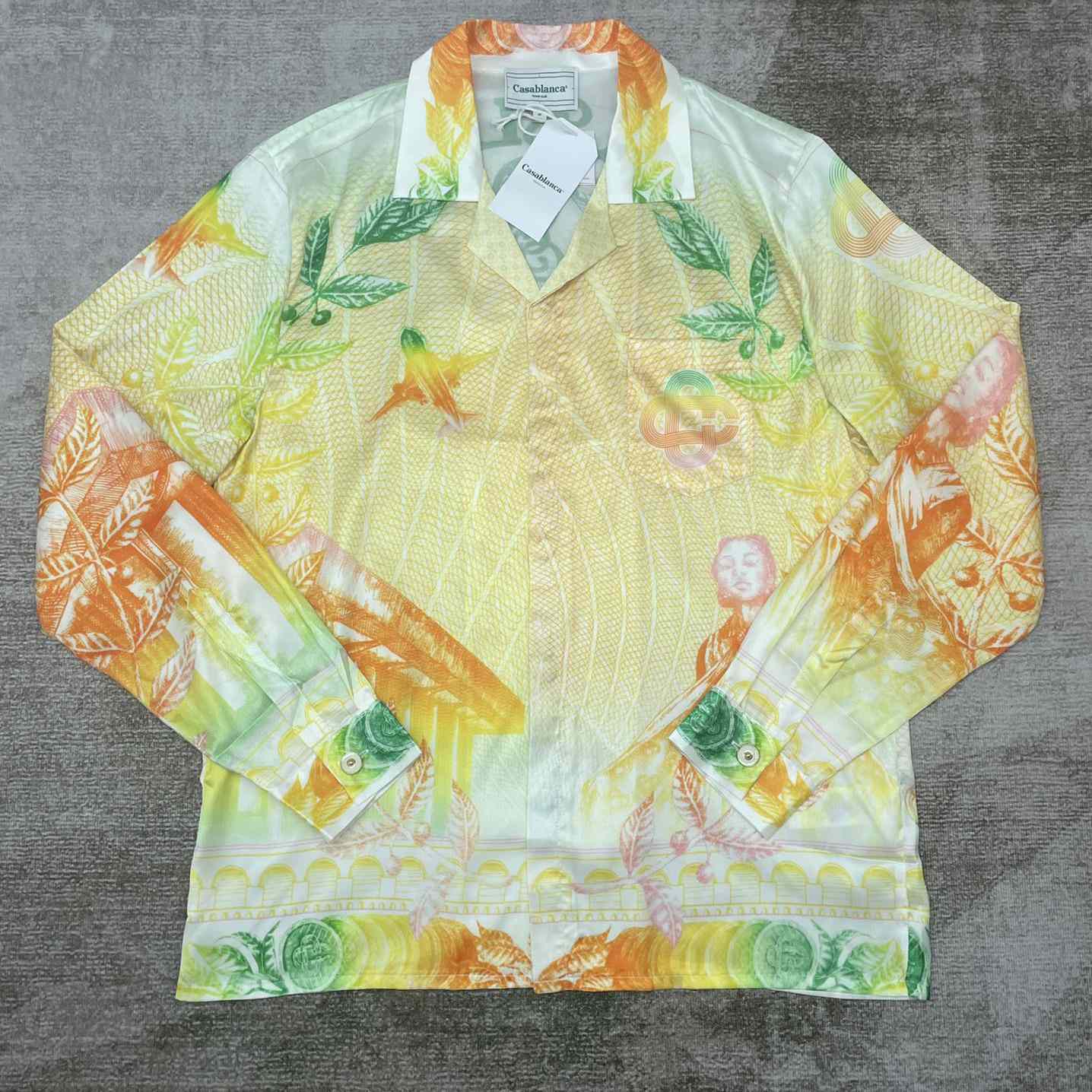 Casablanca La Monnaie Silk Shirt    CA3472 - PerfectKickZ