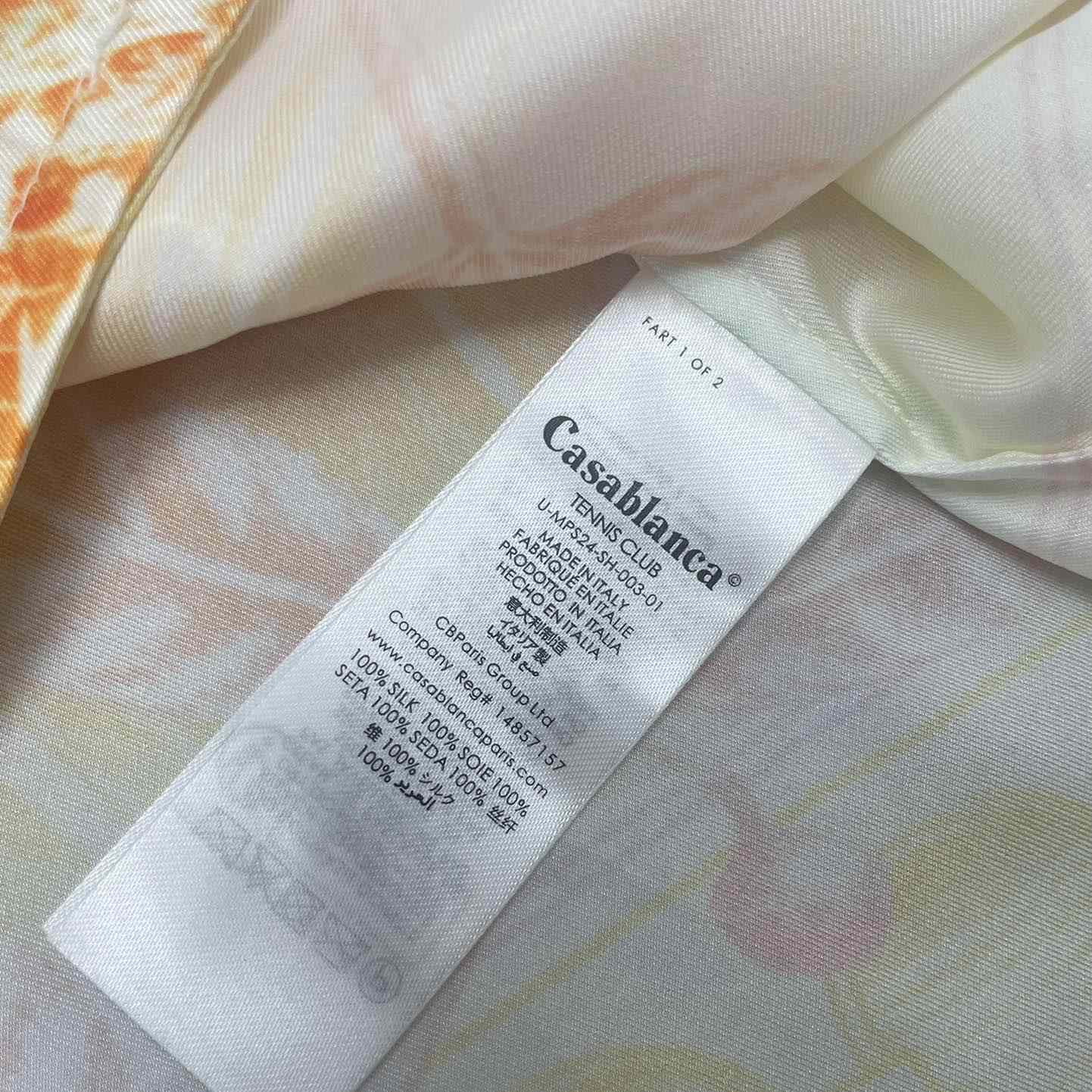 Casablanca La Monnaie Silk Shirt    CA3472 - PerfectKickZ