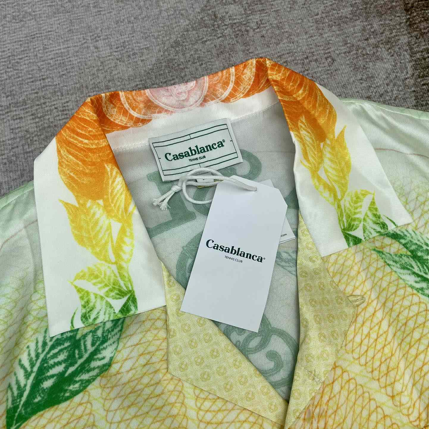 Casablanca La Monnaie Silk Shirt    CA3472 - PerfectKickZ