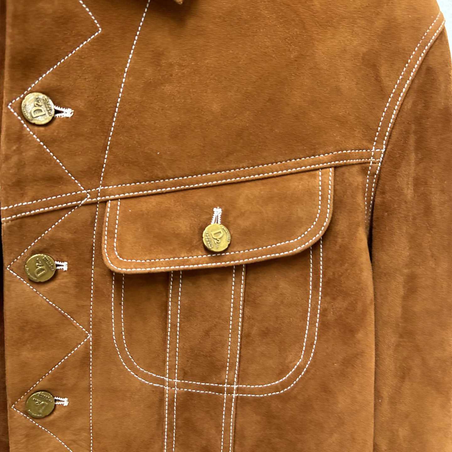 Dsquared2 Leather L.A. Jean Jacket - PerfectKickZ