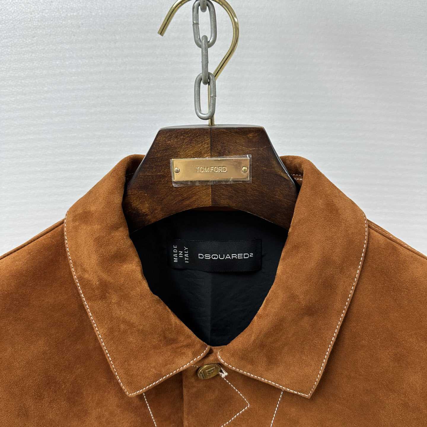 Dsquared2 Leather L.A. Jean Jacket - PerfectKickZ