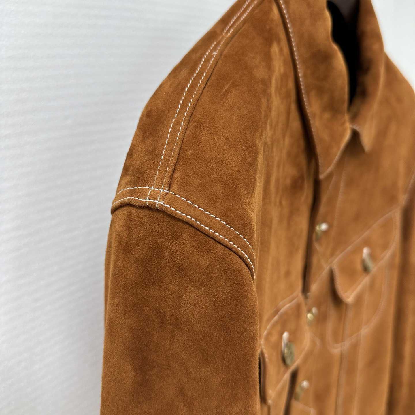 Dsquared2 Leather L.A. Jean Jacket - PerfectKickZ