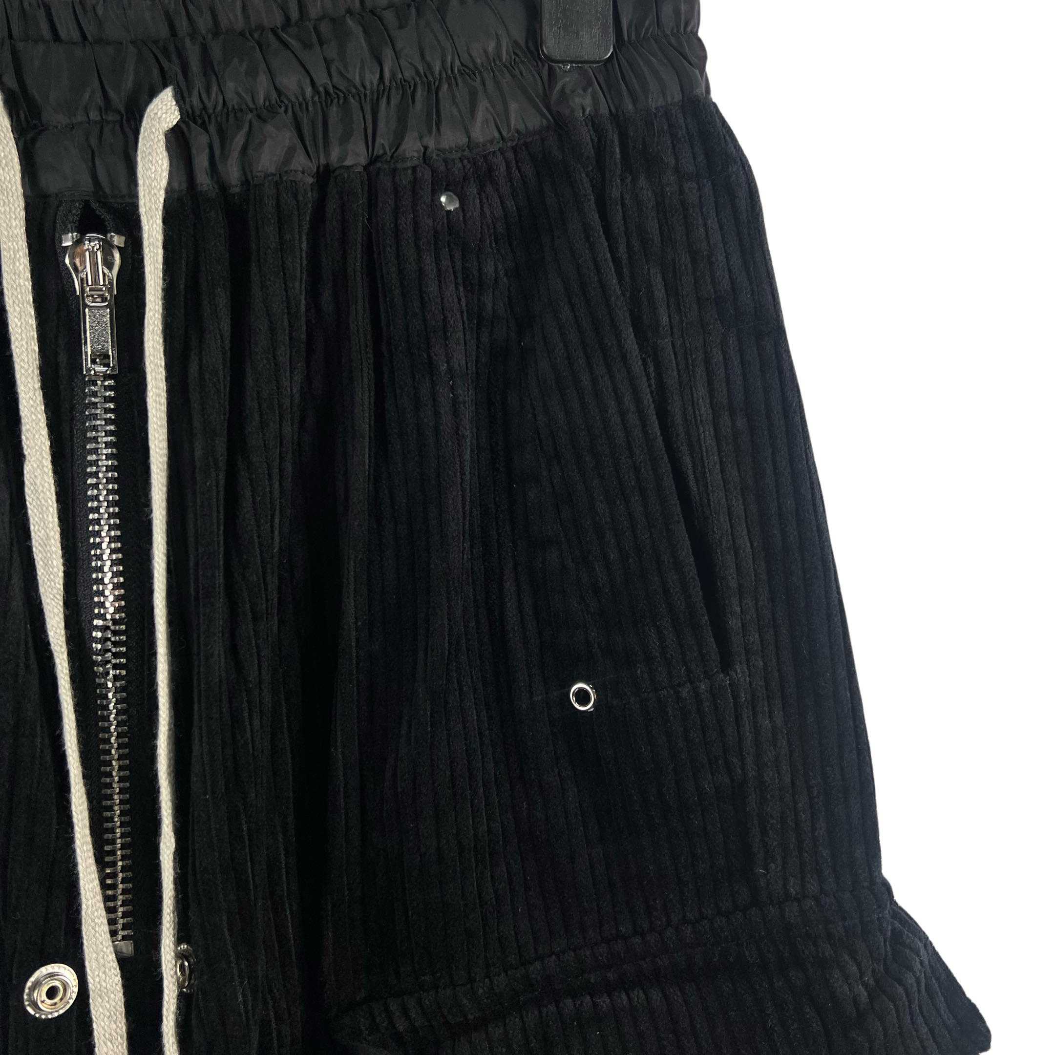 Rick Owens Black Double Jumbo Belas Cargo Pants - PerfectKickZ