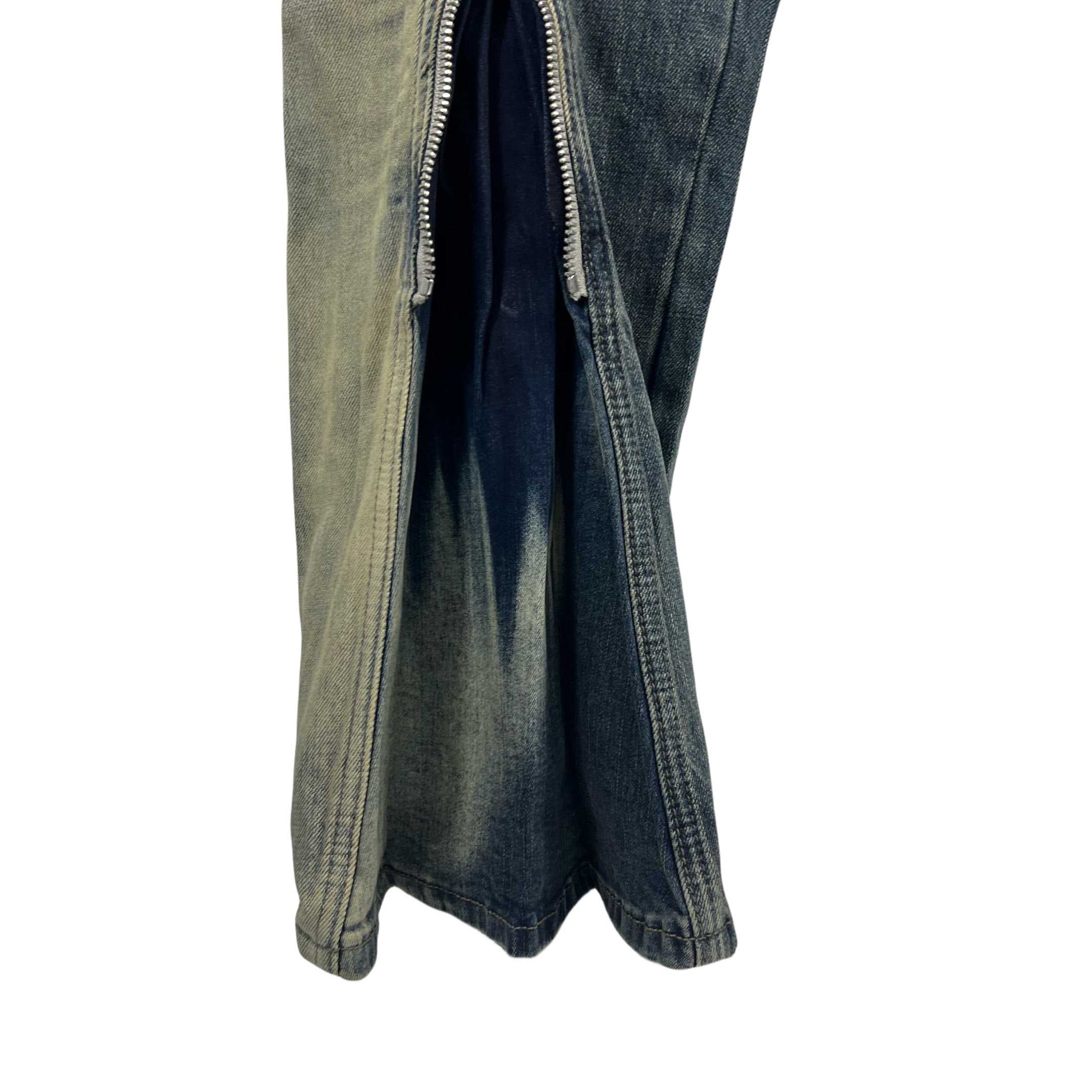 Rick Owens Blue Bolan Banana Straight-leg Flared Zip-embellished Jeans - 
