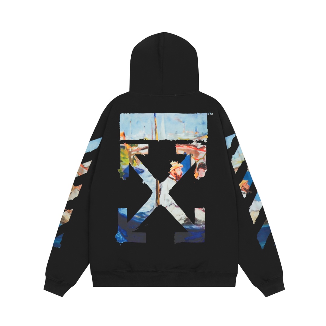 Off-White Cotton Hoodie - PerfectKickZ