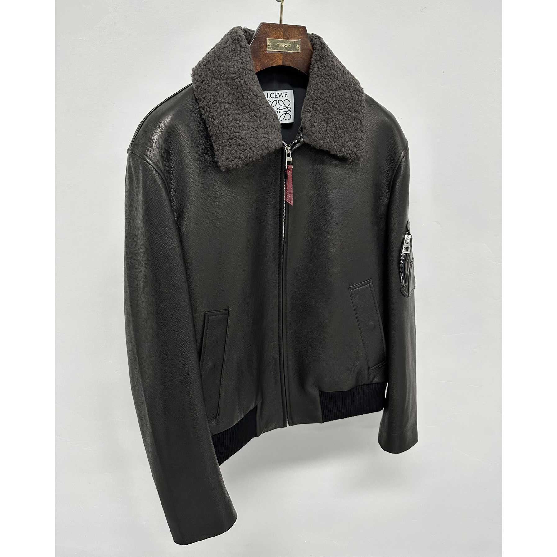 Loewe Bomber Jacket In Nappa Lambskin - PerfectKickZ