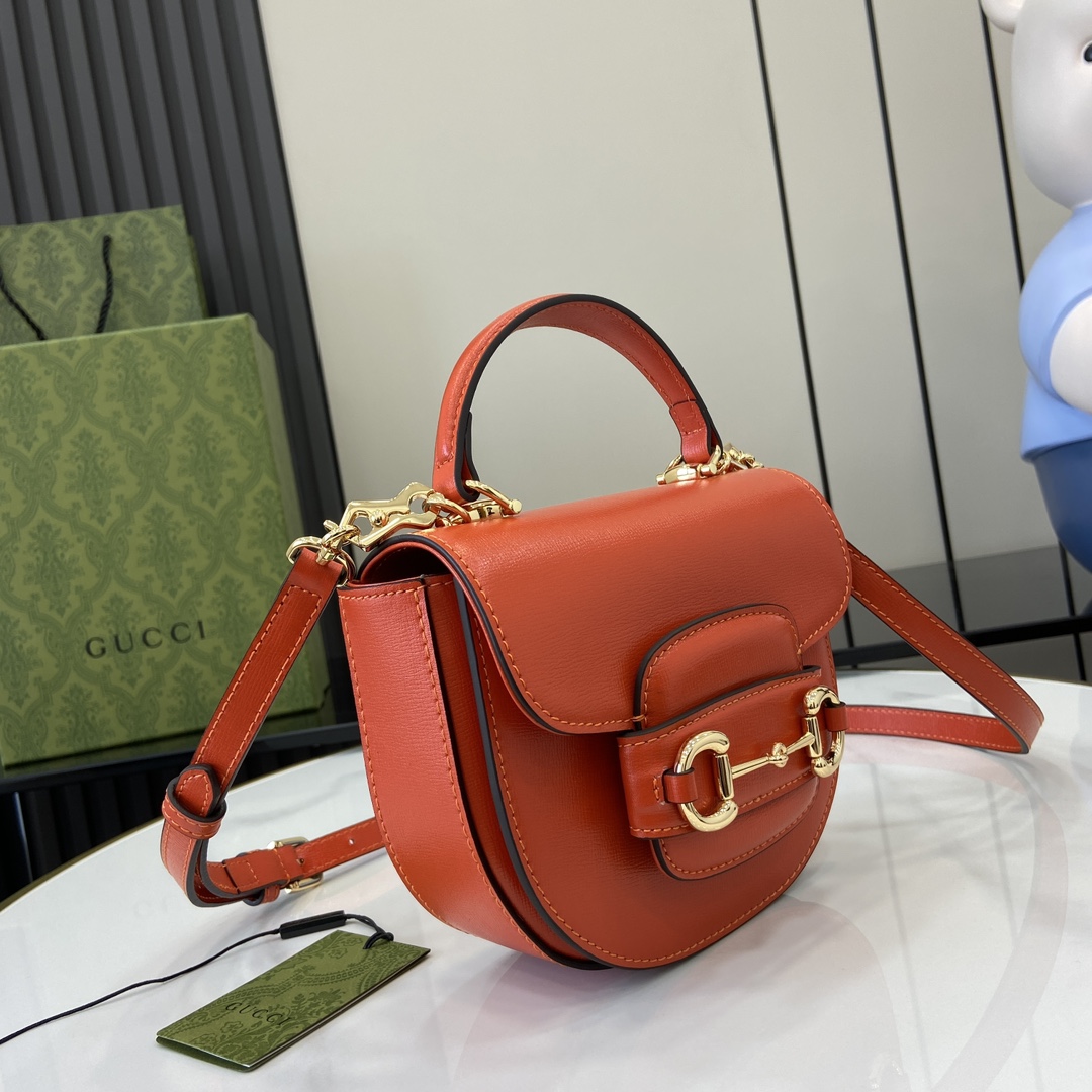 Gucci Horsebit 1955 Mini Top Handle Bag - PerfectKickZ